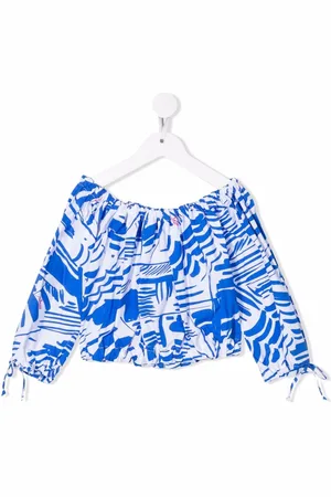 Msgm Top a maniche lunghe con stampa