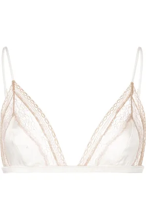 Kiki de Montparnasse Reggiseno con pannello di pizzo