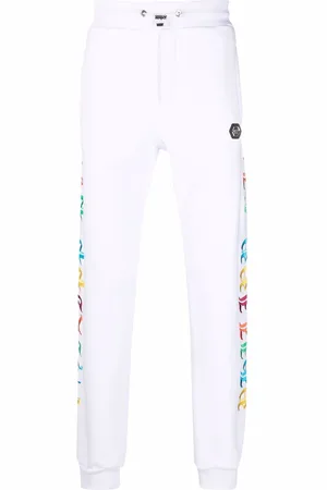 Philipp Plein Pantaloni sportivi con logo Gothic Plein