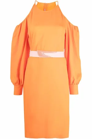 Stella McCartney Abito midi con spalle scoperte