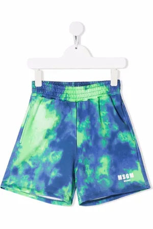 Msgm Shorts sportivi con fantasia tie dye