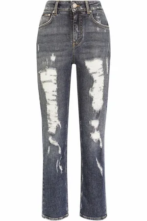 Dolce & Gabbana Jeans boyfriend con effetto vissuto