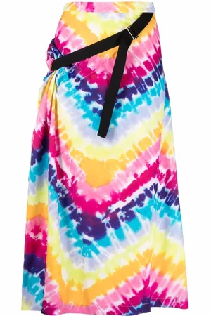 Kenzo Gonna midi con fantasia tie dye