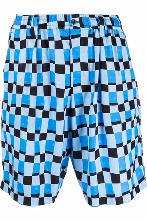 Marni Shorts con motivo pied-de-poule
