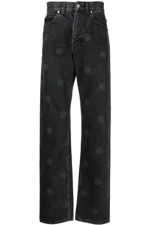 MARTINE ROSE Jeans dritti con stampa