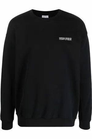 MARCELO BURLON Felpa con logo ricamato