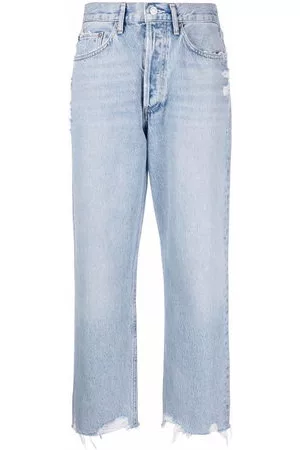 AGOLDE Donna Abbigliamento vintage - Jeans crop anni '90 - Blu