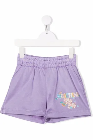 Moschino Shorts elasticizzati con stampa