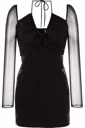 Self-Portrait Abito con cut-out