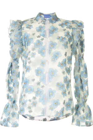 Macgraw Blusa con ricamo Souffle