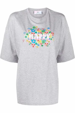 Chiara Ferragni T-shirt Happy con stampa