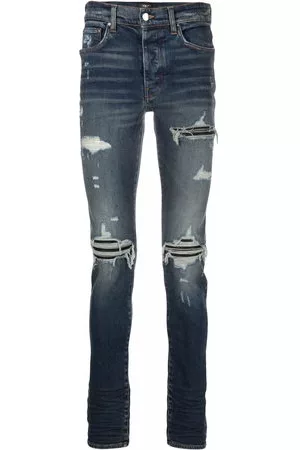 AMIRI Jeans skinny con effetto vissuto - Blu