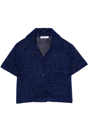 Oseree Camicia con effetto metallizzato