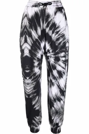 Philipp Plein Pantaloni sportivi con fantasia tie-dye