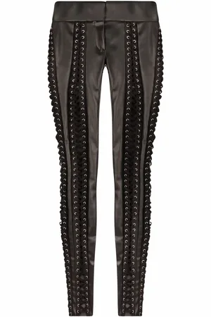 Dolce & Gabbana Pantaloni in finta pelle