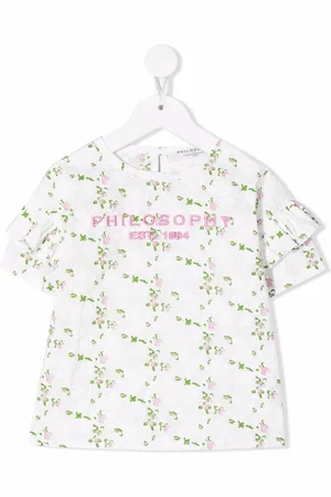 PHILOSOPHY DI LORENZO SERAFINI T-shirt a fiori
