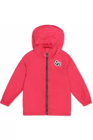 OFF-WHITE Giacche a vento - Impermeabile con logo Arrows - Rosa