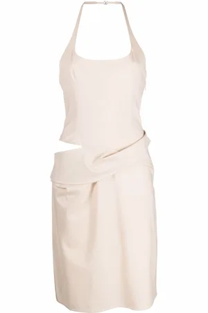 Jacquemus Abito La Robe Hielo asimmetrico