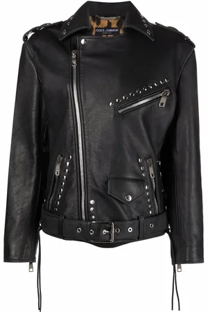 Dolce & Gabbana Giacca biker con borchie