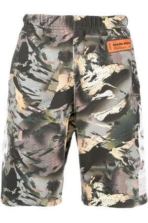 Heron Preston Shorts sportivi con stampa camouflage