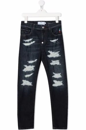 Philipp Plein Jeans slim con effetto vissuto