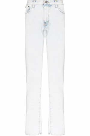 OFF-WHITE Jeans slim con stampa