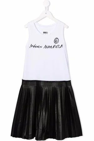 Maison Margiela Abito modello T-shirt svasato con stampa