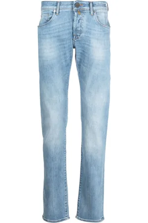 Incotex Jeans slim con effetto schiarito