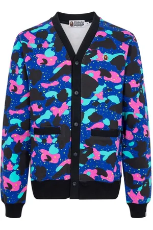 A Bathing Ape Cardigan con stampa camouflage
