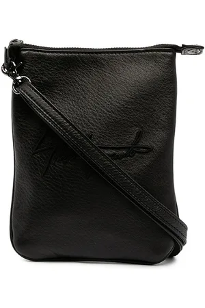 YOHJI YAMAMOTO Borsa a spalla con ricamo