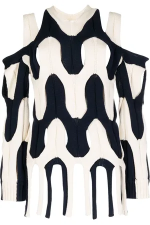 DION LEE Maglione con frange