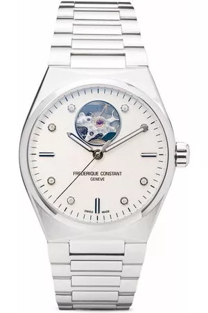Frederique Constant Donna Orologi - Orologio Highlife Ladies Automatic Heart Beat 34mm - Bianco