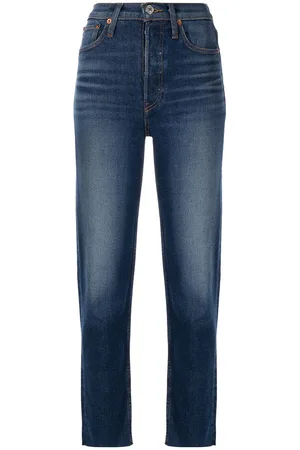 RE/DONE Jeans Stove Pipe a vita alta