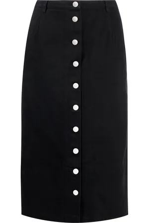 RAF SIMONS Gonna midi con bottoni