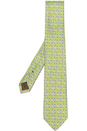 Church's Cravatta con stampa geometrica - Verde