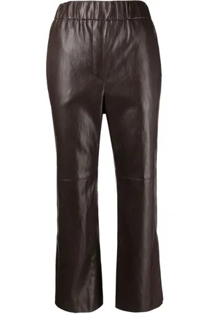 GOEN.J Pantaloni crop a vita alta