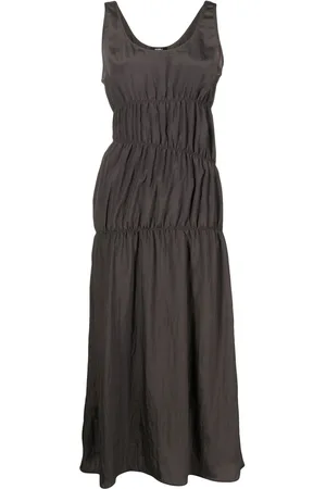GOEN.J Abito midi con ruches
