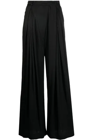 GOEN.J Pantaloni plissettati a gamba ampia
