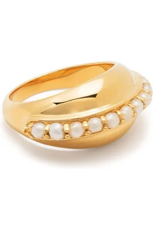 Missoma Anello con perla Dome