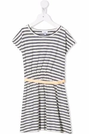 KNOT Chemisier a righe con cintura