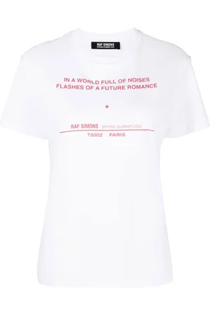 RAF SIMONS T-shirt con stampa Tour