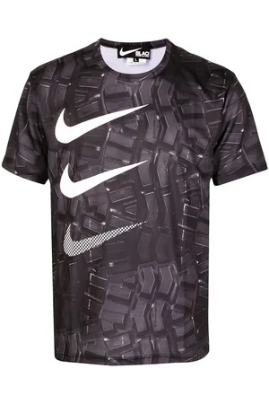 Comme des Garçons T-shirt con stampa Swoosh