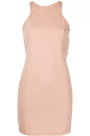 LHD Donna Vestiti scollati - Abito con scollatura posteriore - Toni neutri