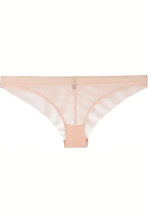 MAISON CLOSE Slip semitrasparenti