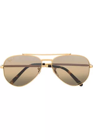 Ray-Ban Occhiali da sole - Occhiali da sole modello aviator - Oro