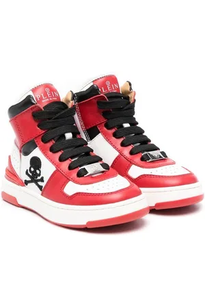 Philipp Plein Sneakers alte con ricamo Skull
