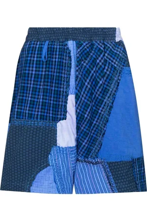BY WALID Shorts sportivi con design patchwork