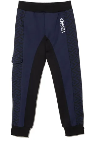 VERSACE Pantaloni sportivi Greca con stampa