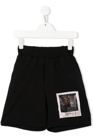 Roberto Cavalli Shorts sportivi con applicazione