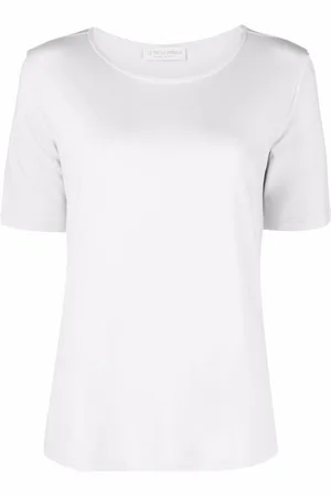 LE TRICOT PERUGIA T-shirt con scollo ampio